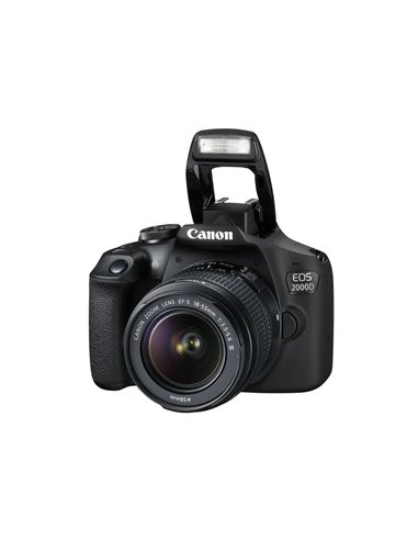 Aparat foto DSLR Canon EOS 2000D & EF-S 18-55mm f/3.5-5.6 DC III KIT