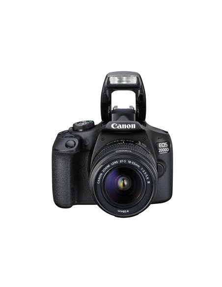 Aparat foto DSLR Canon EOS 2000D & EF-S 18-55mm f/3.5-5.6 DC III KIT