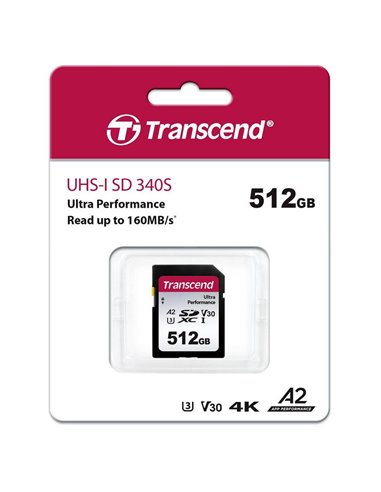 Card de Memorie Transcend SDXC 340S, 512GB (TS512GSDC340S)