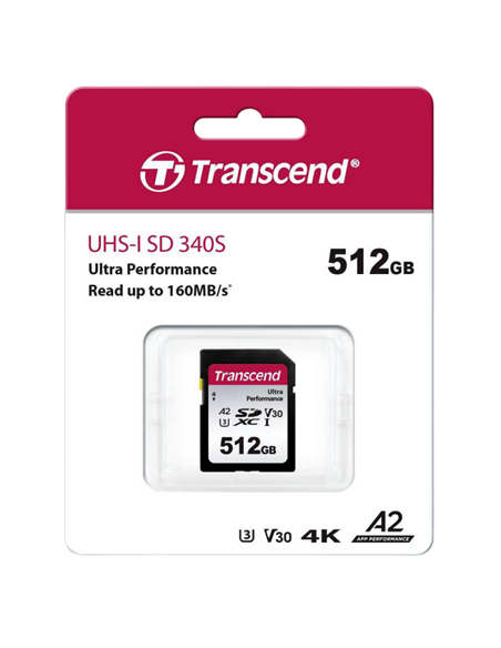 Card de Memorie Transcend SDXC 340S, 512GB (TS512GSDC340S)