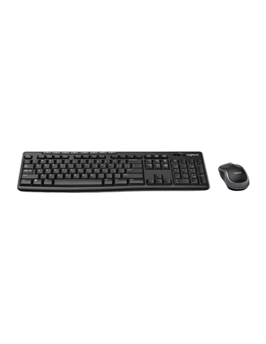 Клавиатура и мышь Logitech MK270, Беспроводное, Чёрный