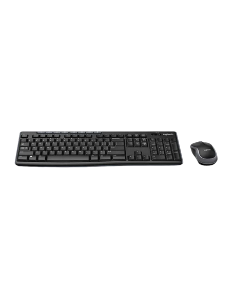 Клавиатура и мышь Logitech MK270, Беспроводное, Чёрный