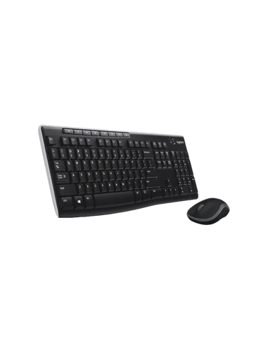 Клавиатура и мышь Logitech MK270, Беспроводное, Чёрный
