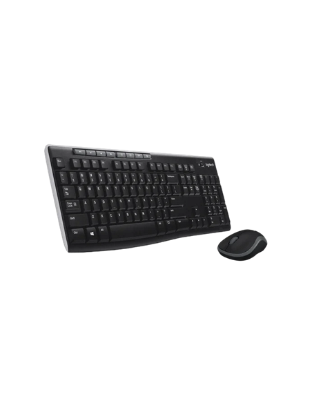 Set Tastatură + Mouse Logitech MK270, Fără fir, Negru