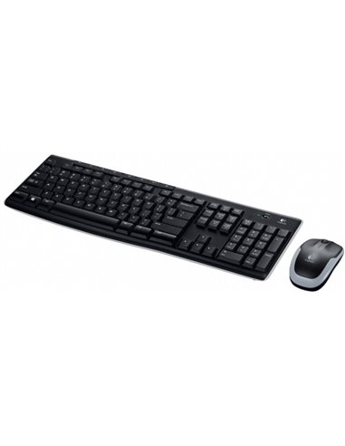 Set Tastatură + Mouse Logitech MK270, Fără fir, Negru