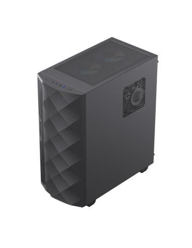 Компьютерный корпус Gamemax Diamond CP BK, Midi-Tower, Без блока питания, Чёрный
