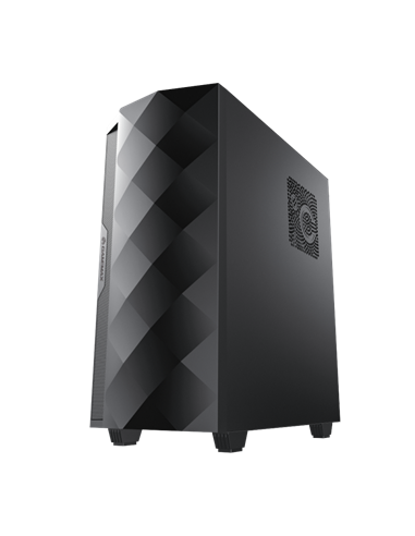 Компьютерный корпус Gamemax Diamond CP BK, Midi-Tower, Без блока питания, Чёрный