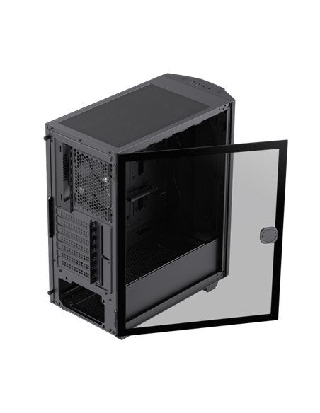 Компьютерный корпус Gamemax Diamond CP BK, Midi-Tower, Без блока питания, Чёрный