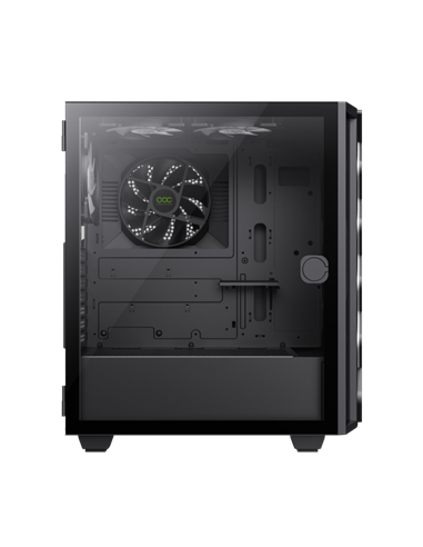 Компьютерный корпус Gamemax Diamond CP BK, Midi-Tower, Без блока питания, Чёрный