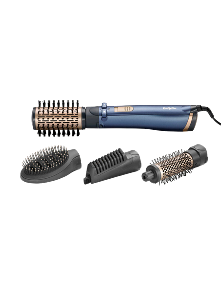 Uscător de păr-perie BaByliss AS965E, 1000W, Albastru