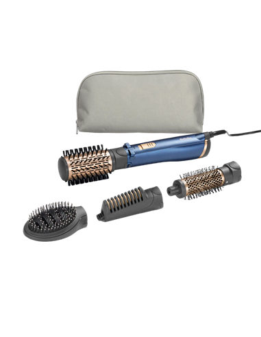 Uscător de păr-perie BaByliss AS965E, 1000W, Albastru