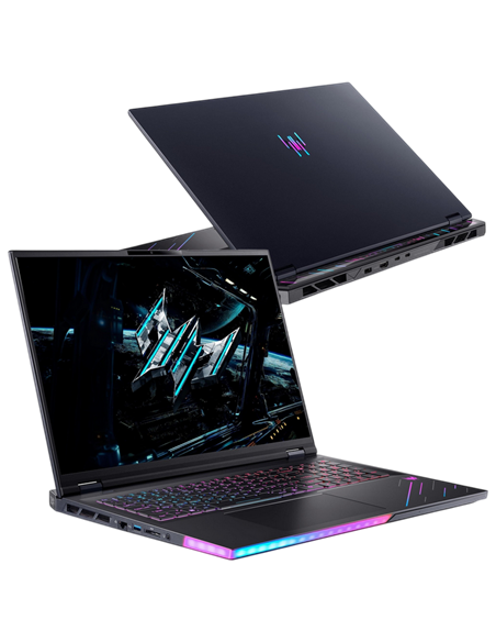 Игровой ноутбук 18" Acer Predator Helios 18 AI PH18-73, Abyssal Black, Intel Core Ultra 9 275HX, 64Гб/2048Гб, Linux eShell