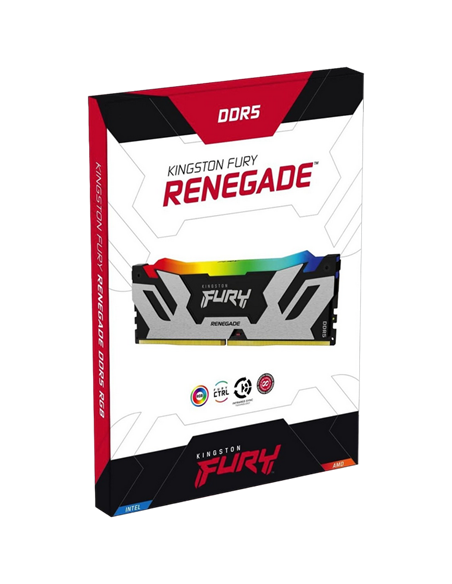 Memorie RAM Kingston FURY Renegade RGB, DDR5 SDRAM, 6400 MHz, 32 GB, KF564C32RSAK2-32