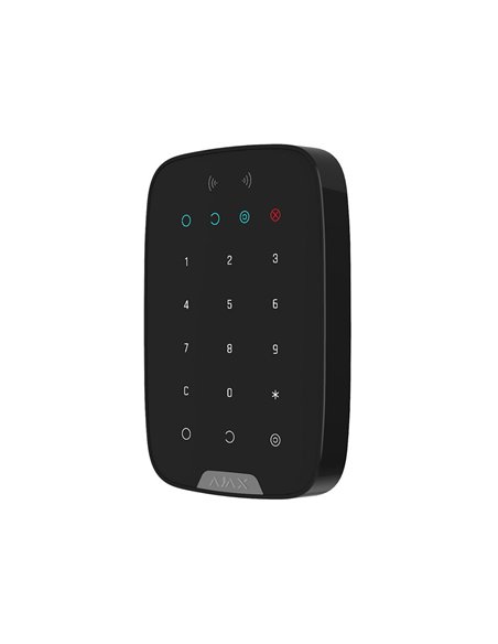 Беспроводная сенсорная клавиатура Ajax KeyPad, Чёрный