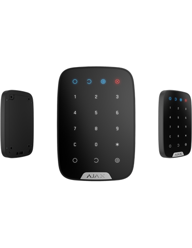Tastatură tactilă fără fir Ajax KeyPad, Negru
