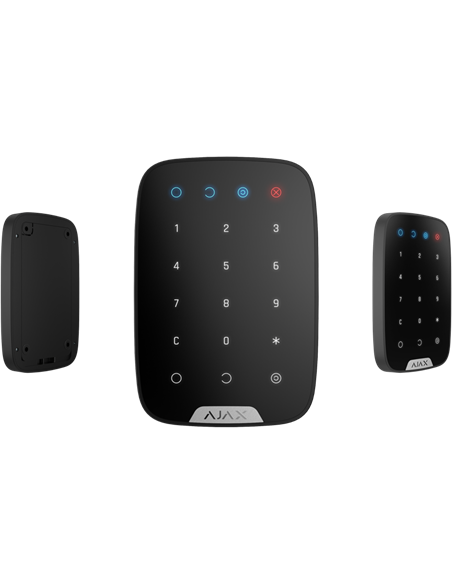 Tastatură tactilă fără fir Ajax KeyPad, Negru