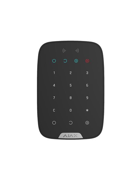Tastatură tactilă fără fir Ajax KeyPad, Negru