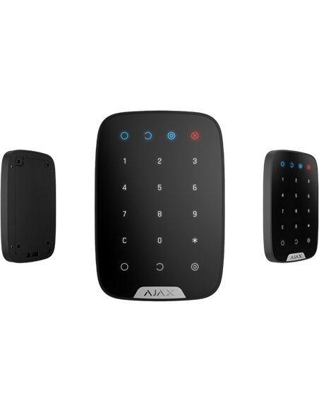 Tastatură tactilă fără fir Ajax KeyPad, Negru