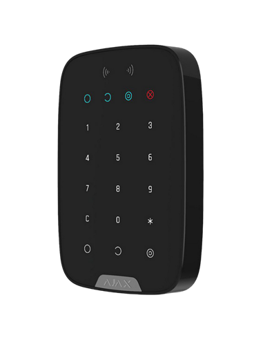 Tastatură tactilă fără fir Ajax KeyPad, Negru