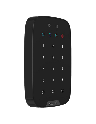 Tastatură tactilă fără fir Ajax KeyPad, Negru