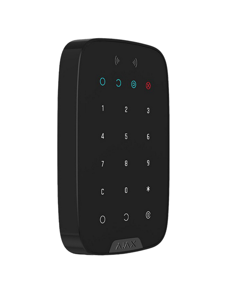 Tastatură tactilă fără fir Ajax KeyPad, Negru
