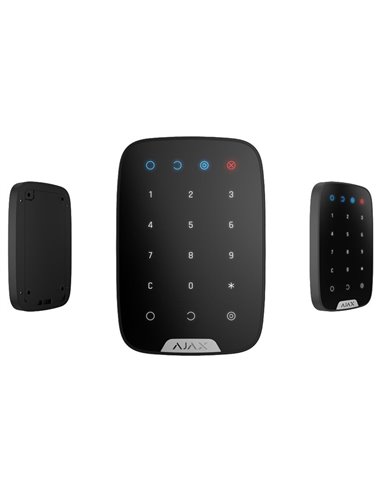 Tastatură tactilă fără fir Ajax KeyPad, Negru