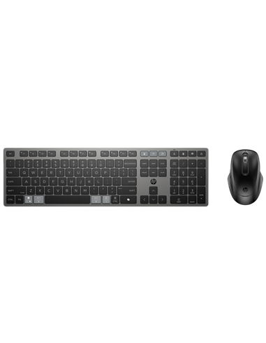 Клавиатура и мышь HP 725, Беспроводное, Чёрный