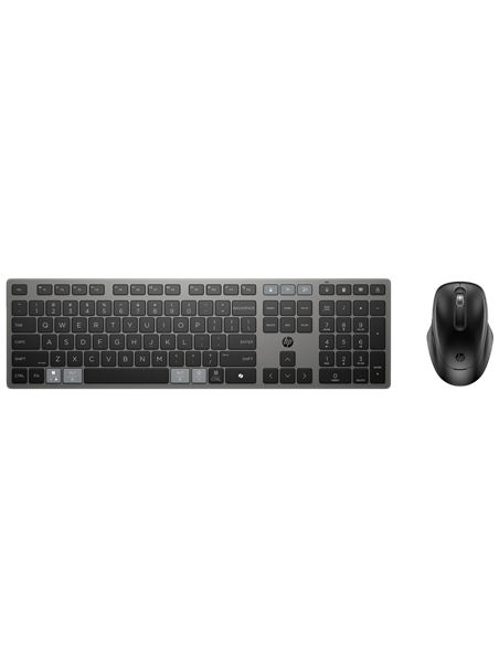 Клавиатура и мышь HP 725, Беспроводное, Чёрный