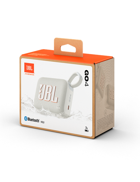 Boxă portabilă JBL GO 4, Alb