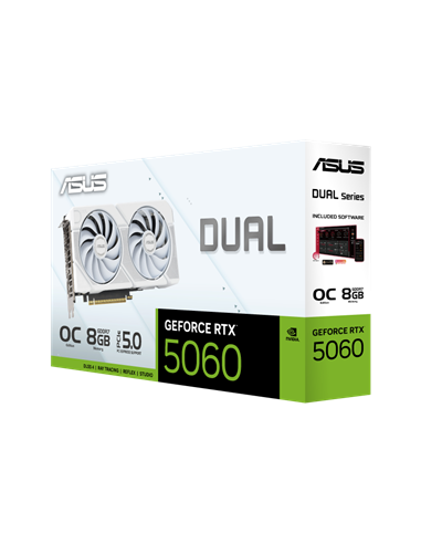 Placă Video ASUS DUAL-RTX5060-O8G-WHITE, 8GB GDDR7 128bit