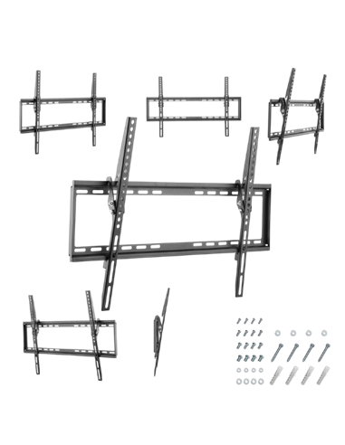 Suport înclinat pe perete Gembird WM-70T-03, Negru