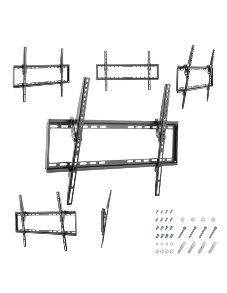 Suport înclinat pe perete Gembird WM-70T-03, Negru