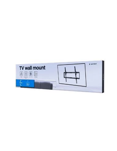 Suport înclinat pe perete Gembird WM-70T-03, Negru
