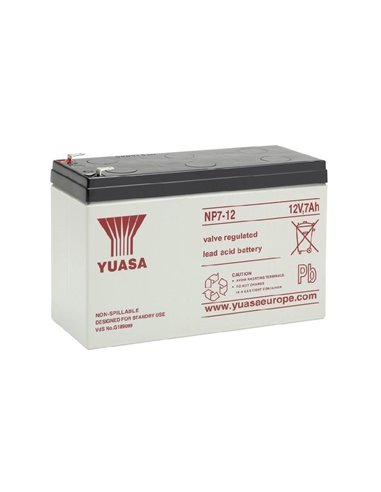 Источник бесперебойного питания Yuasa NP7-12, 12В 7
