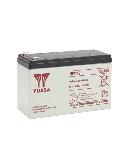 Источник бесперебойного питания Yuasa NP7-12, 12В 7