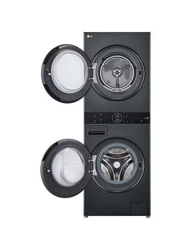 Mașină de spălat cu uscător LG WT1210BBF, 12kg, Negru