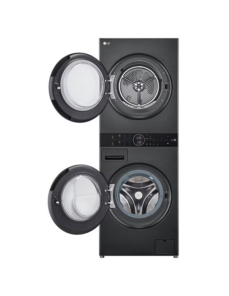 Стирально-сушильная машина LG WT1210BBF, 12кг, Черный