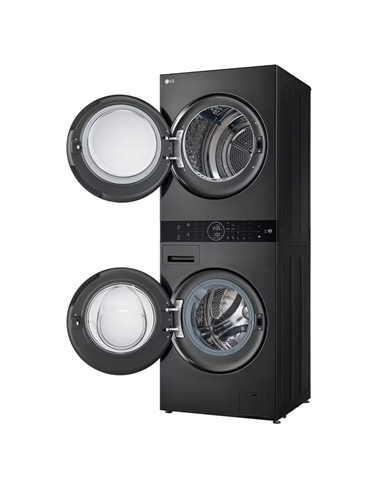 Mașină de spălat cu uscător LG WT1210BBF, 12kg, Negru