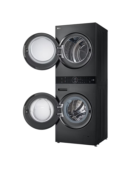 Mașină de spălat cu uscător LG WT1210BBF, 12kg, Negru
