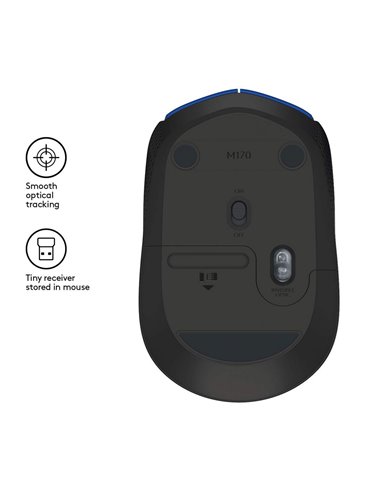 Беcпроводная мышь Logitech M171, Синий