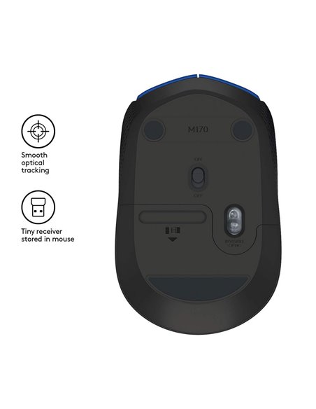 Mouse Wireless Logitech M171, Albastru