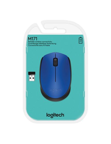 Mouse Wireless Logitech M171, Albastru