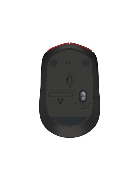 Беcпроводная мышь Logitech M171, Красный