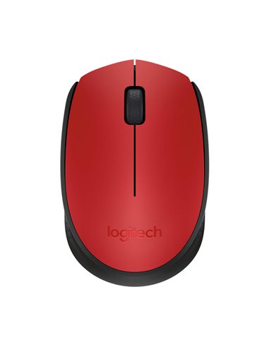 Беcпроводная мышь Logitech M171, Красный