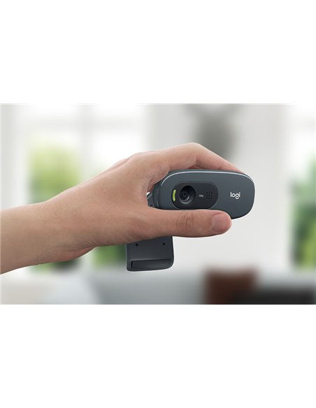 Веб-камера Logitech C270, HD 720p, Серый