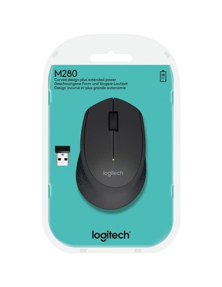 Беcпроводная мышь Logitech M280, Чёрный
