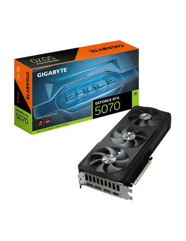 Видеокарта Gigabyte GV-N5070EAGLE OC-12GD, 12ГБ GDDR7 192бит 