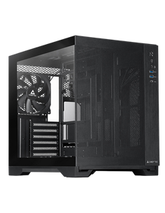 Компьютерный корпус Chieftec Visio Air, Mini-Tower, Без блока питания, Чёрный