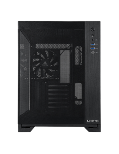 Компьютерный корпус Chieftec Visio Air, Mini-Tower, Без блока питания, Чёрный 2