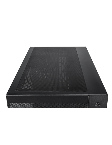 Компьютерный корпус Chieftec Visio Air, Mini-Tower, Без блока питания, Чёрный